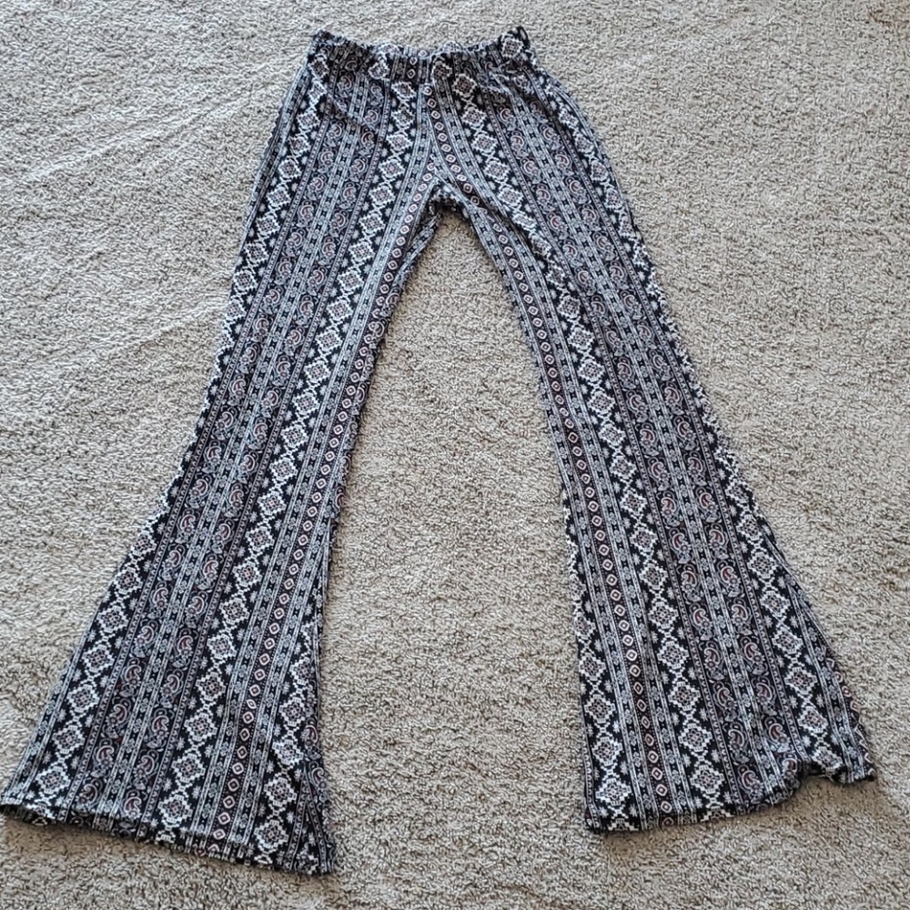 Print Flare Pants
